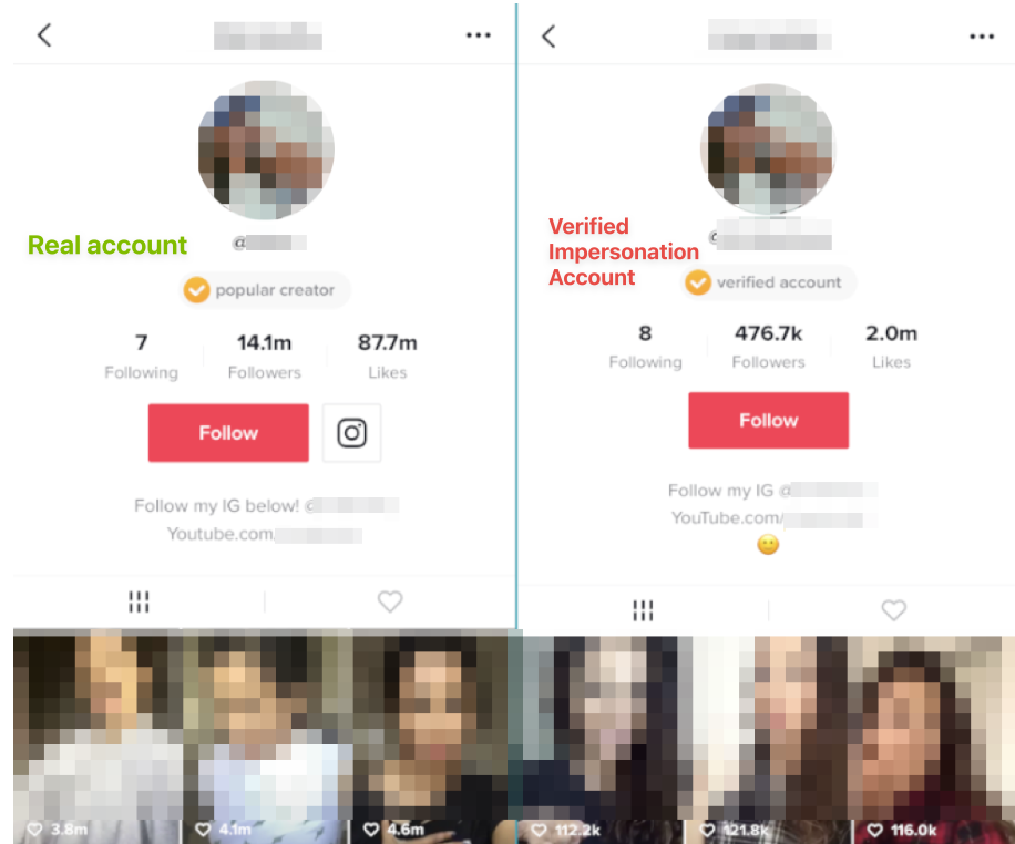 How to tell if an account is verified on TikTok