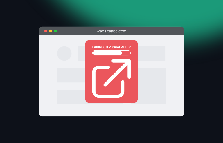 Visualization of attribution fraud by faking UTM parameter
